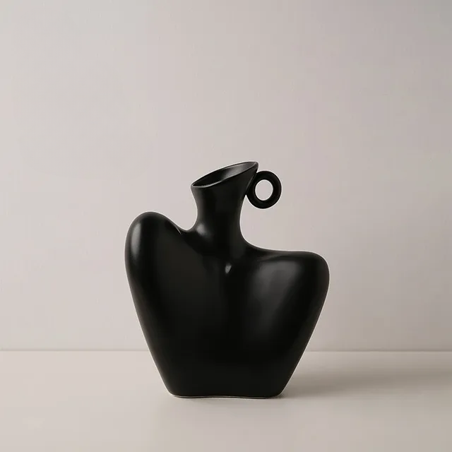 Vase céramique portrait