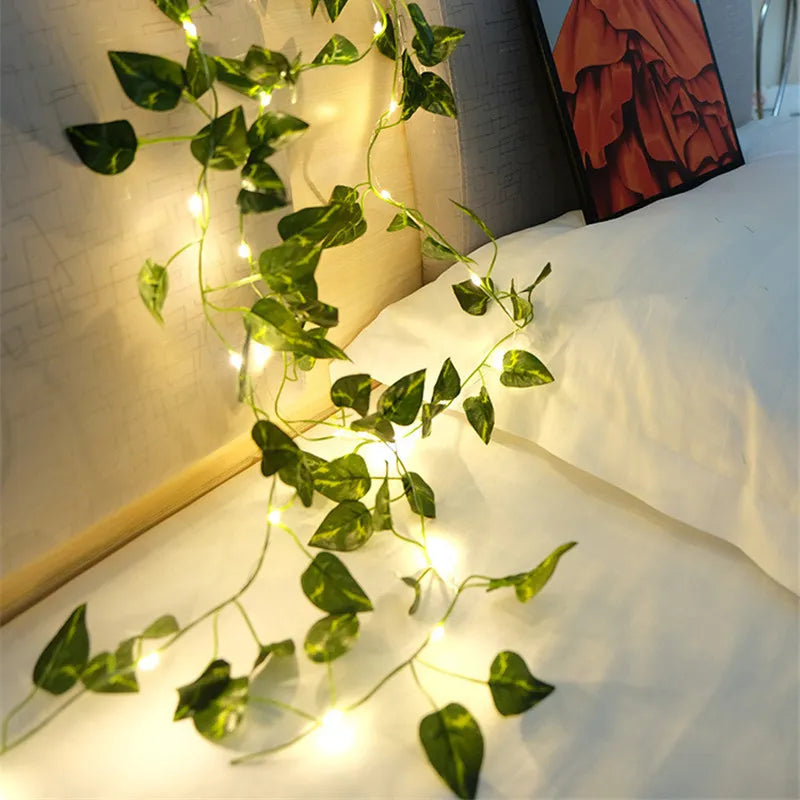 Guirlande Feuilles LED